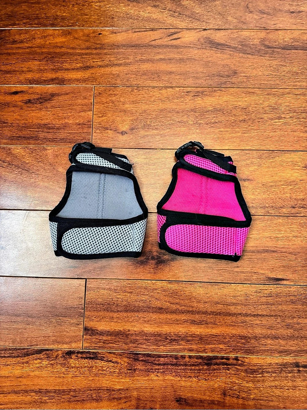 Mesh Rabbit Harness Set Pink & Gray - Picture 2 of 2
